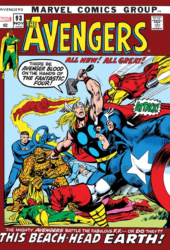 Avengers Omnibus HC Vol 4 Neal Adams Cover
