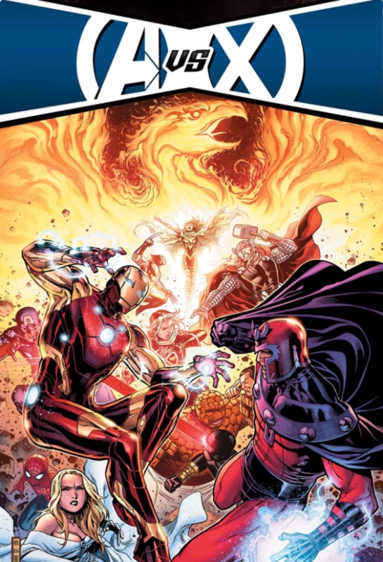 Avengers Vs X-Men Omnibus HC Cheung Iron Man Vs Magneto Cover