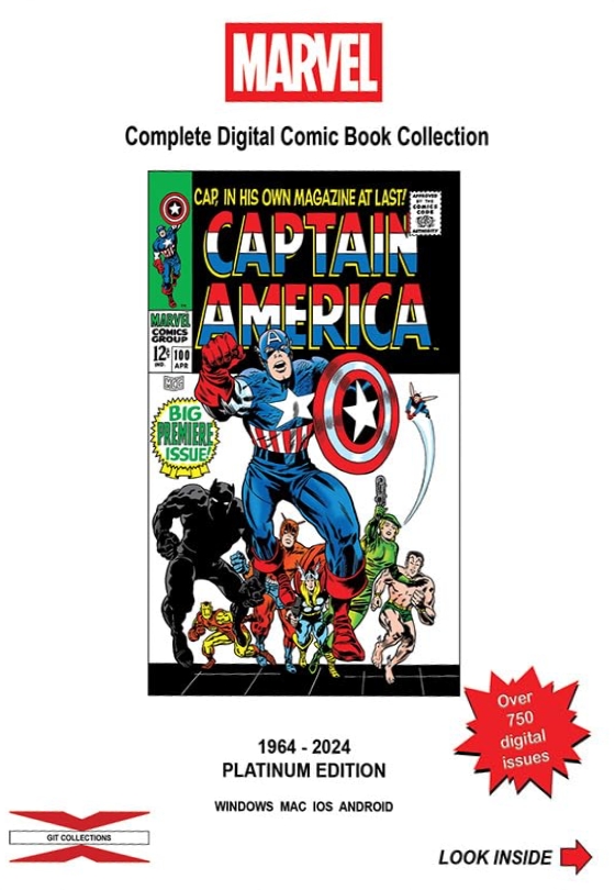 Captain America GIT Complete Digital Comic Book Collection 1964-2024