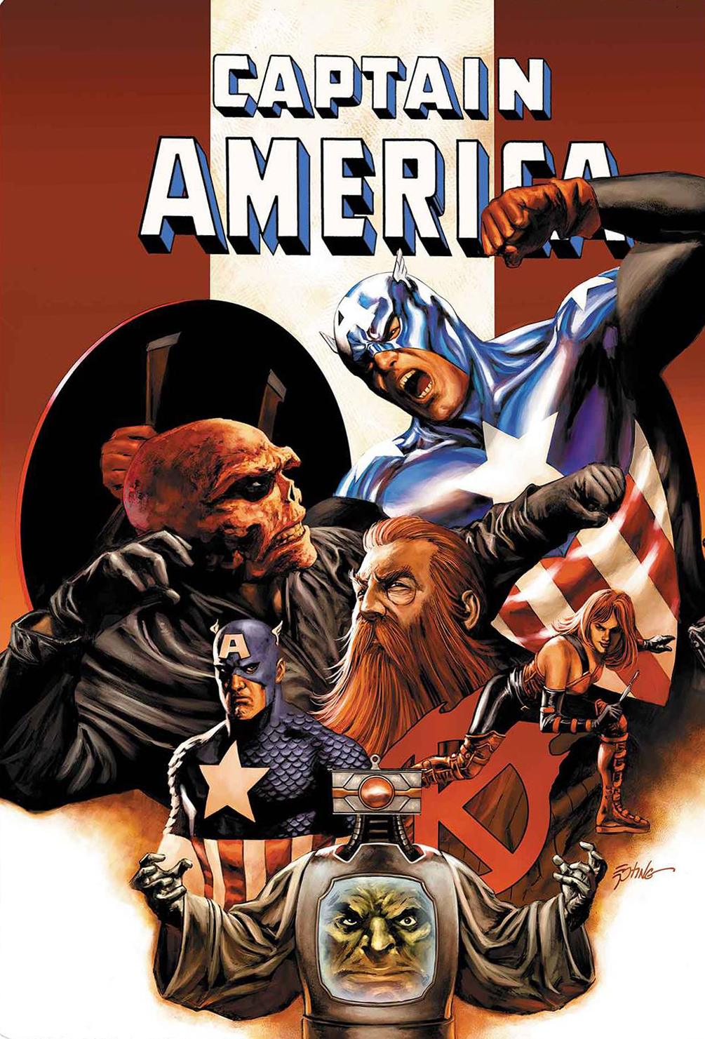 Captain America Omnibus HC Death Of Captain America Omnibus Captain America Vs Cover