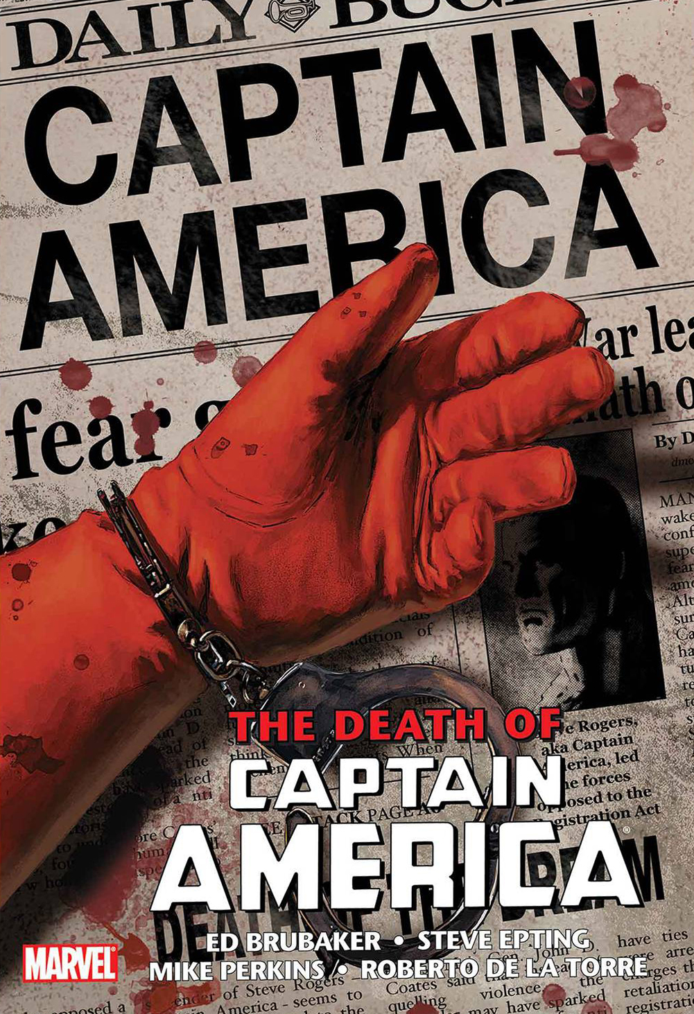 Captain America Omnibus HC Death Of Captain America Omnibus Death Of The Dream Cover