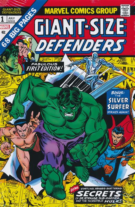 Defenders Omnibus Vol 1 HC Gil Kane Cover