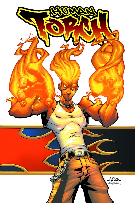 Human Torch TPB Burn