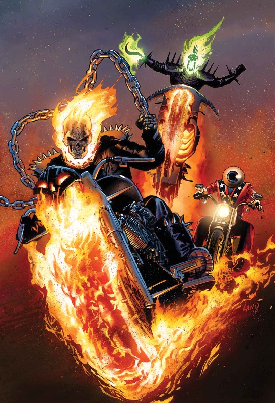 Ghost Rider by Jason Aaron Omnibus HC Land Variant Cover