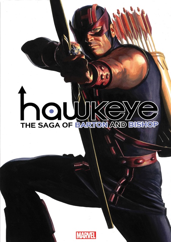 Hawkeye by Fraction  Aja TPB Saga Of Barton And Bishop Ross Cover