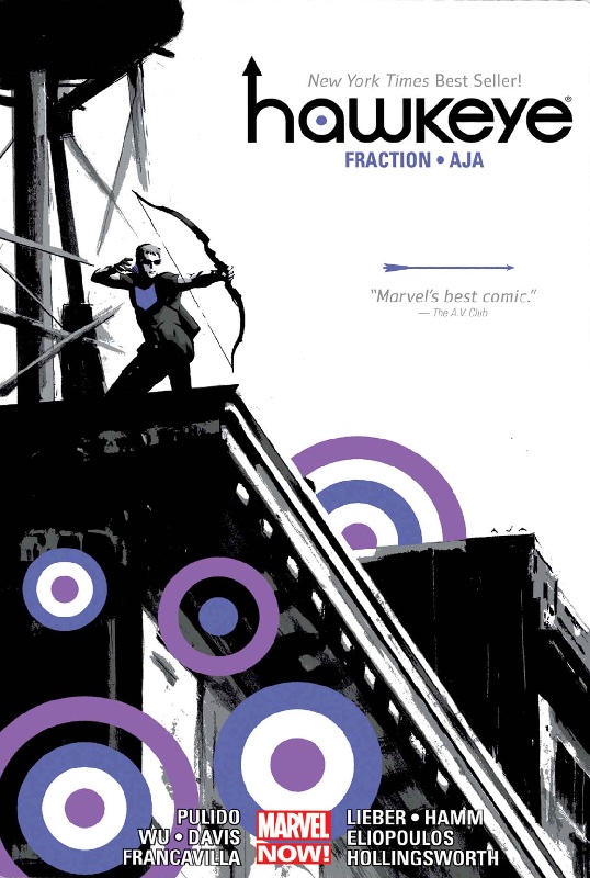 Hawkeye by Fraction & Aja Omnibus HC Aja Cover