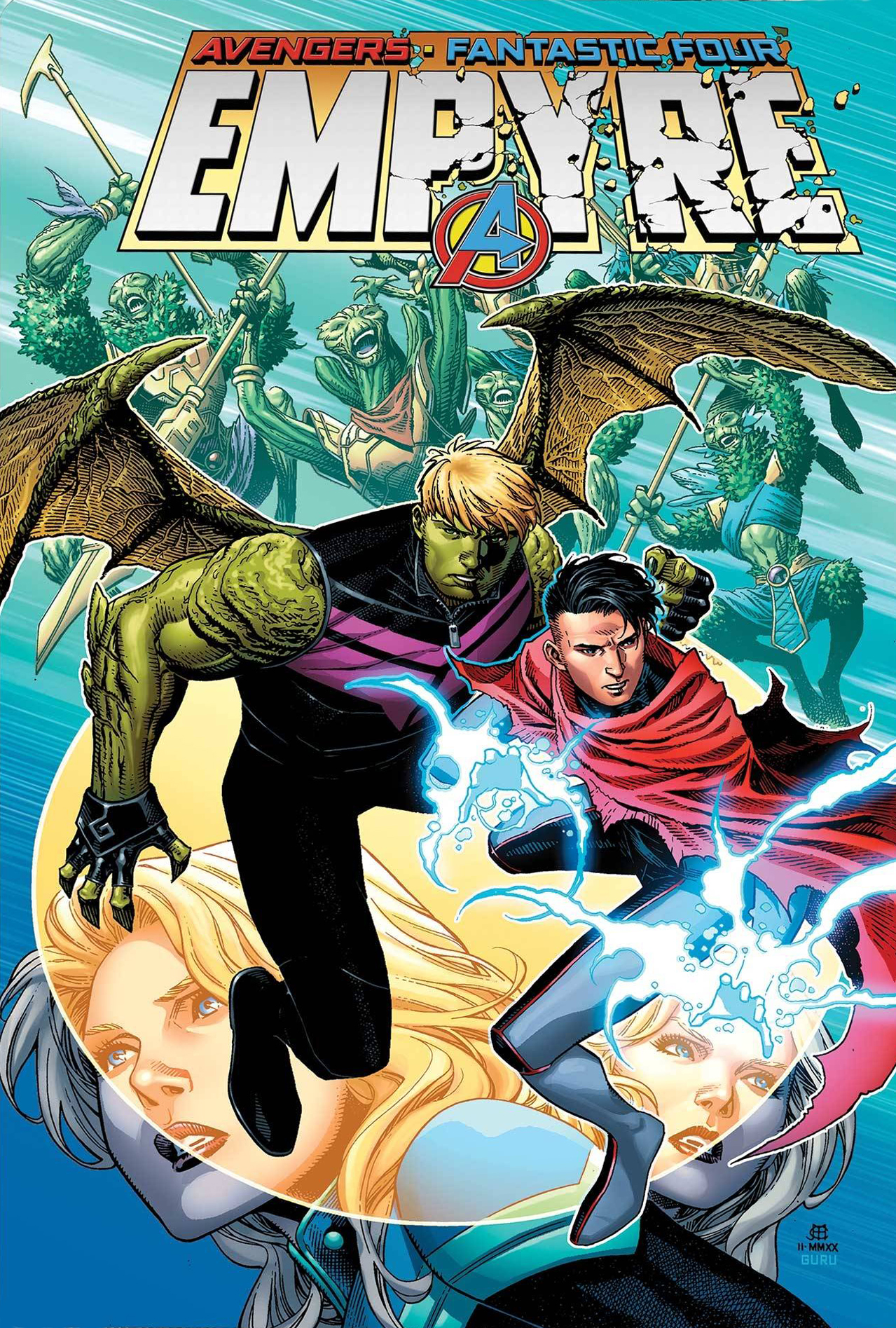 Empyre Omnibus HC Hulkling Wiccan Cover