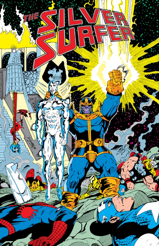 Silver Surfer Omnibus HC Infinity Gauntlet Omnibus Ron Lim Infinity Gauntlet Cover