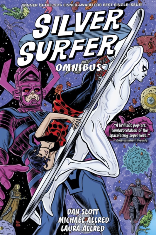 Silver Surfer by Slott & Allred Omnibus HC Allred Wraparound Cover