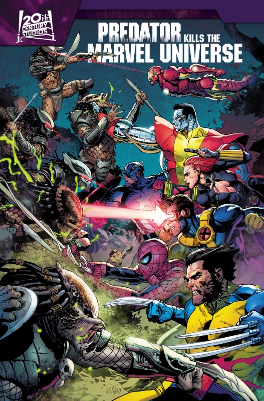 Predator Kills The Marvel Universe Omnibus HC Leinil Francis Yu Cover