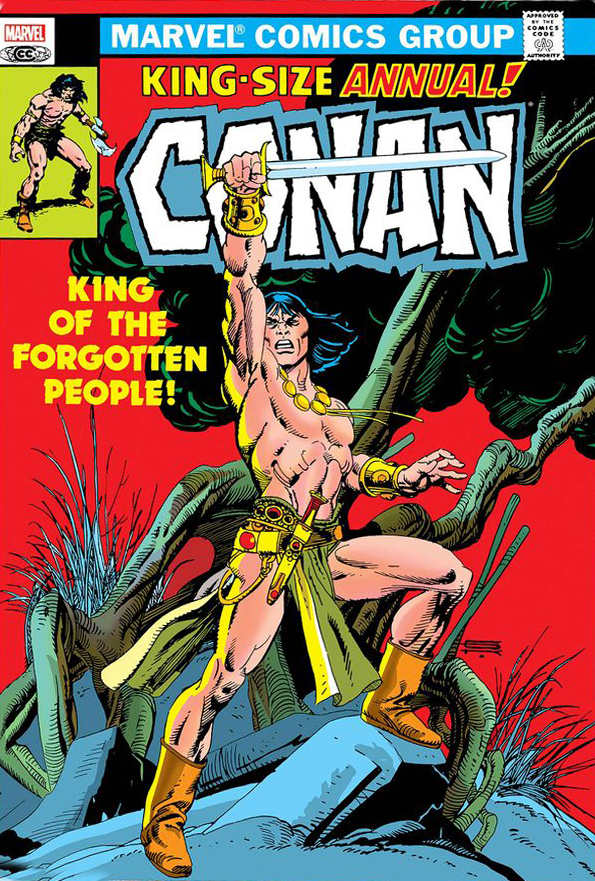 Conan The Barbarian Original Marvel Years Omnibus HC Vol 5 Gil Kane Cover