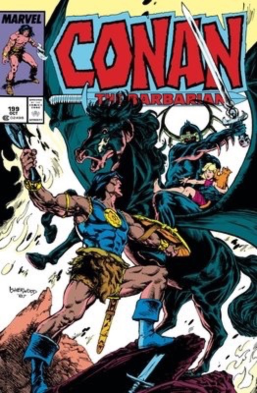 Conan The Barbarian Original Marvel Years Omnibus HC Vol 8 Geoff Isherwood Cover