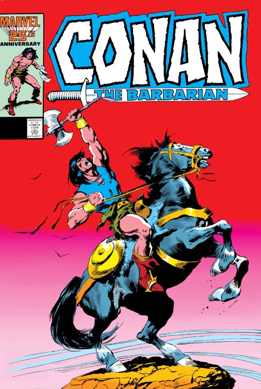Conan The Barbarian Original Marvel Years Omnibus HC Vol 7 John Buscema Cover