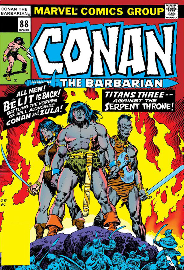 Conan The Barbarian Original Marvel Years Omnibus HC Vol 4 Buscema Cover
