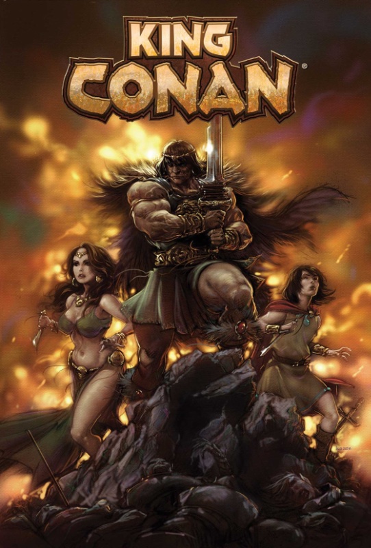 Conan The King Omnibus HC Original Marvel Years Vol 1 Andrews Cover