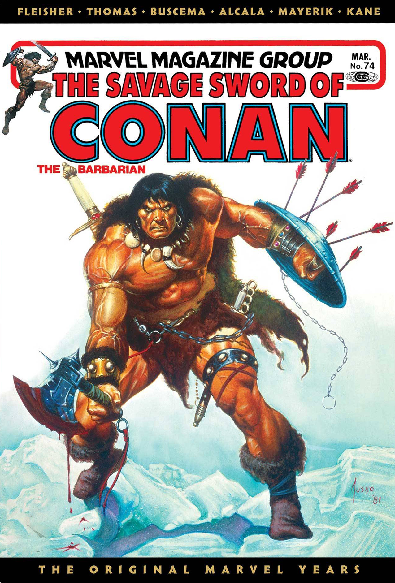 Savage Sword of Conan Omnibus HC Vol 6 Jusko Cover
