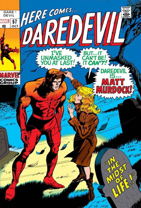 Daredevil Omnibus HC Vol 2 Colan Daredevil Unmasked Cover