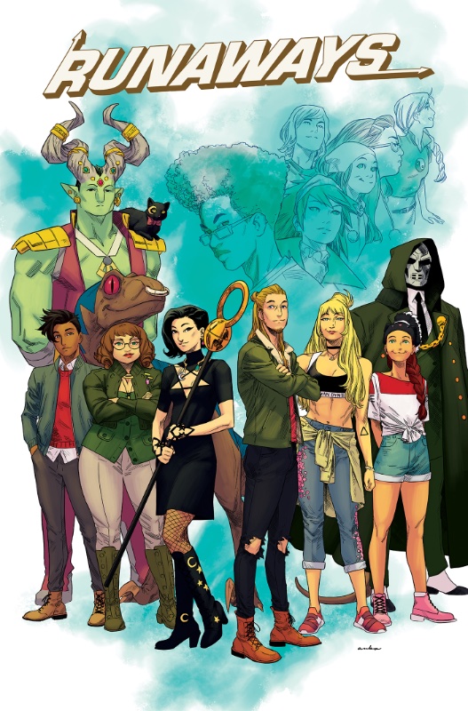 Runaways by Rainbow Rowell Omnibus HC Kris Anka Cover