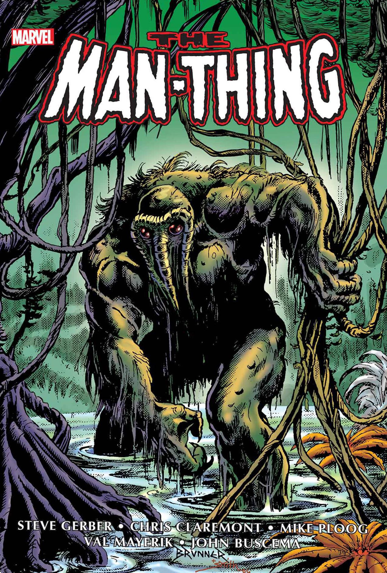 Man-Thing Omnibus HC Brunner Cover