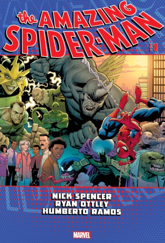 Amazing Spider-Man by Nick Spencer Omnibus HC Vol 1 Ottley First Issue Cover