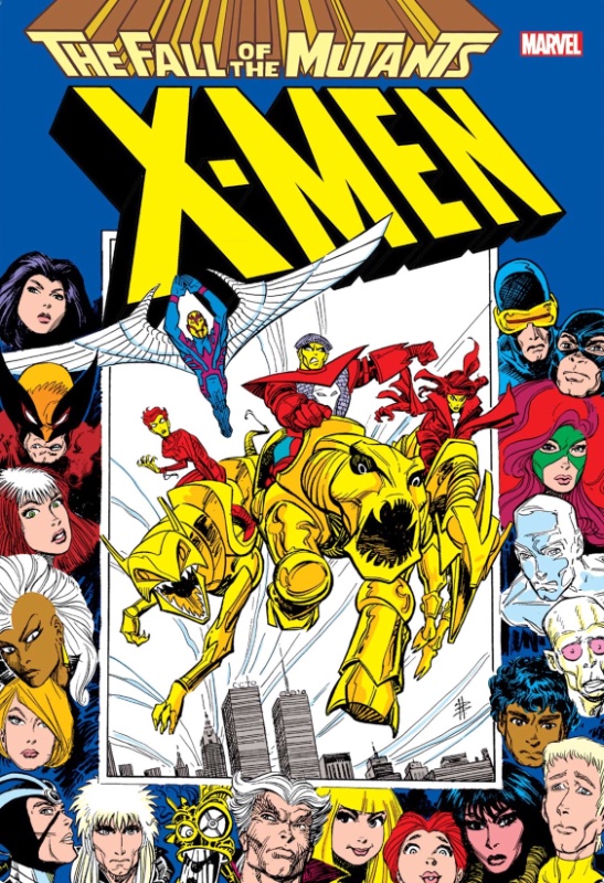 X-Men Omnibus HC Fall Of The Mutants Blevins Cover