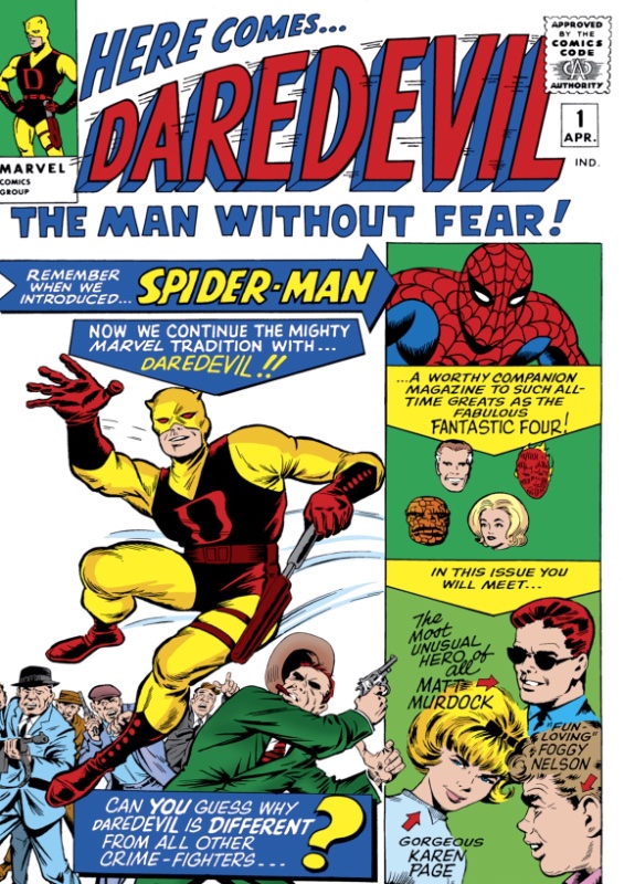 Mighty Marvel Masterworks Graphic Novel Daredevil Volume 1: While The City Sleeps (Original Cover)
