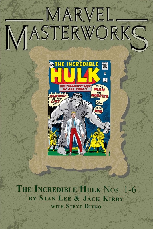 Marvel Masterworks Incredible Hulk Hardcover Volume 1 Variant (Remasterworks Edition)