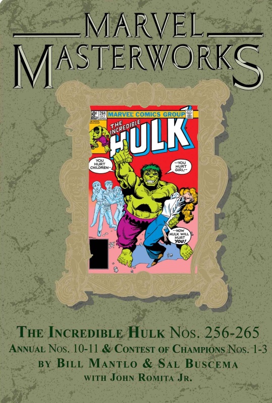 Marvel Masterworks Incredible Hulk Hardcover Volume 346 Variant Edition