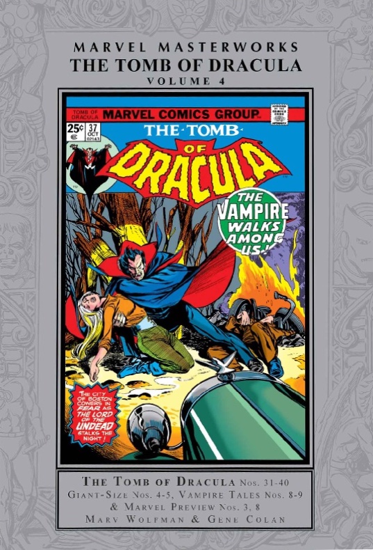 Marvel Masterworks Tomb Of Dracula Hardcover Volume 4